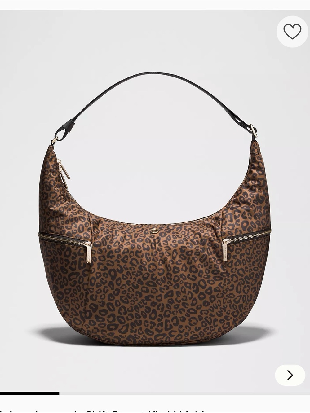 Leopard-Print 13L sling bag